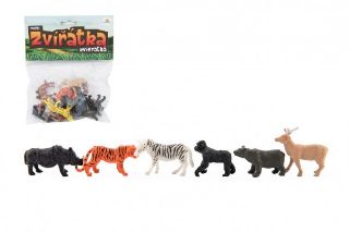 Obrázek z Zvířátka mini safari ZOO plast 5-6cm 12ks v sáčku 